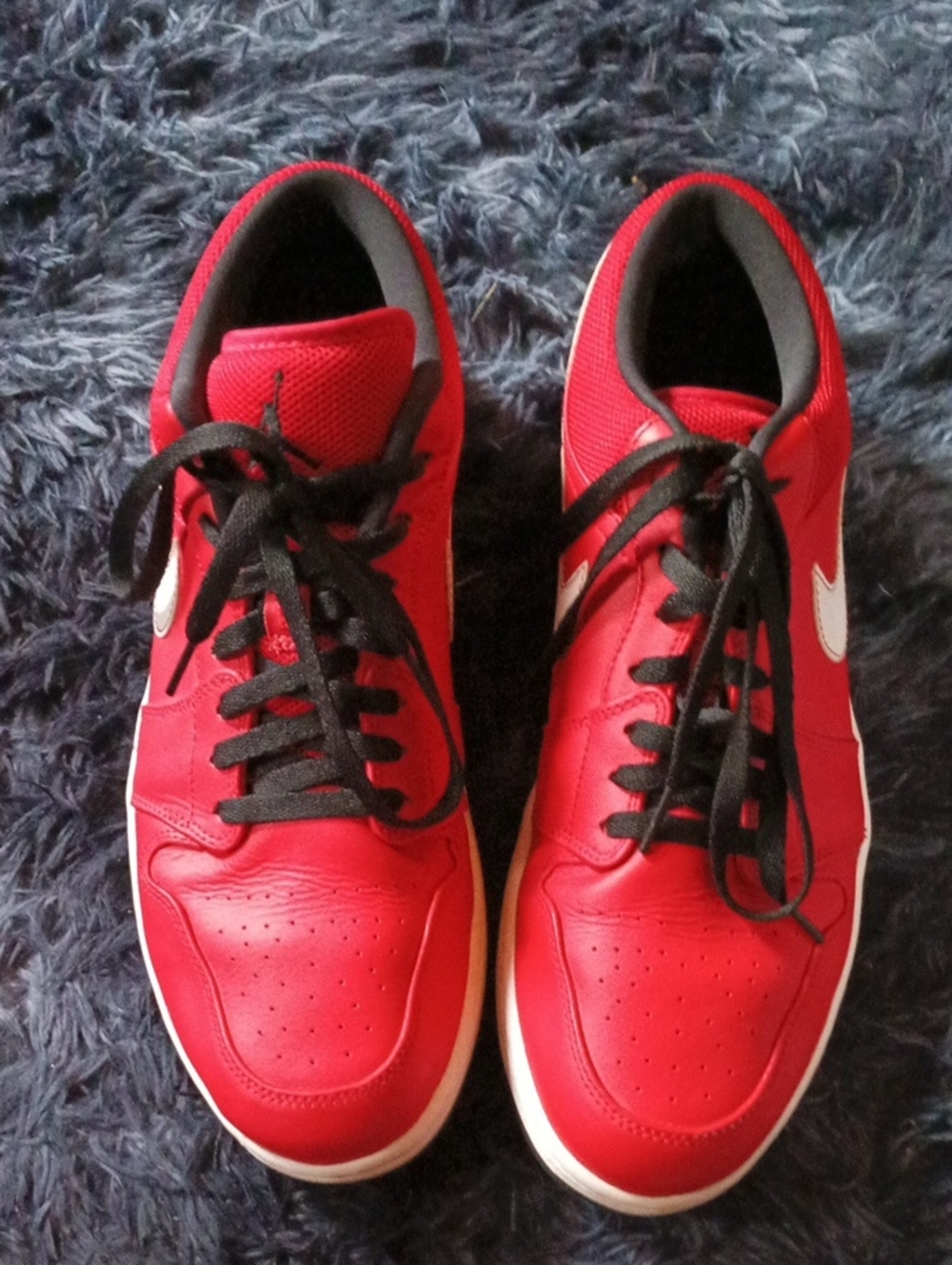 Jordan 1 Low University Red White Shoes